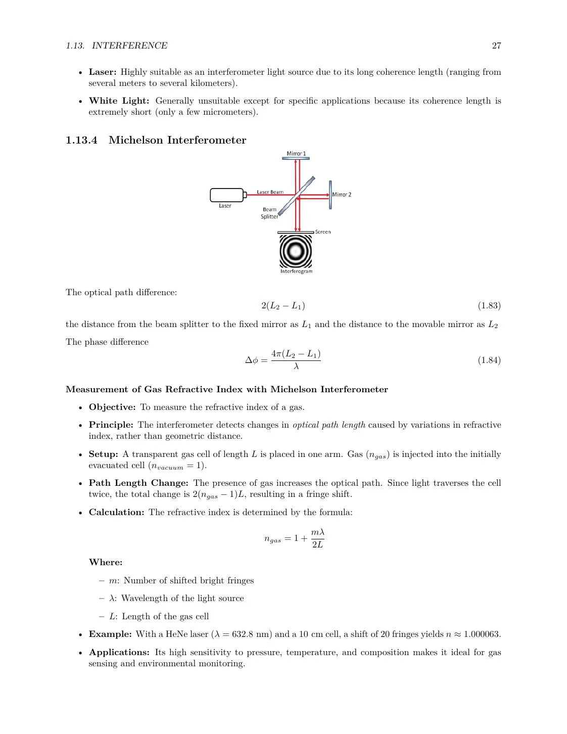 Optics Review: Geometrical Optics, Wave Optics, EM Waves, and Quantum Basics page 27